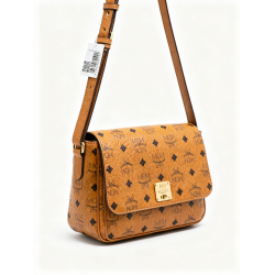 (X1) Bag Women's vintage camel-colored Crossbody Shoulder with print