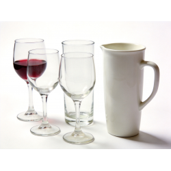 4 tazas de bebidas Cup de vino Cup de Water recipiente de jugo para fiesta en casa
