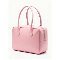 Vienna Women's Bag Pink Double Handles Closure Square