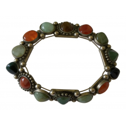 Berber Semi Precious Ethnic Stone Bracelet in Very Good Condition