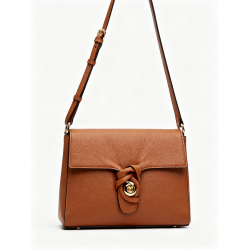 Ted Baker NAOMIE Twist Lock Shoulder Bag Brown