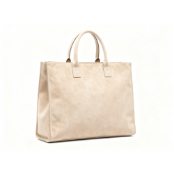 Handbag Manufacture des Rigoles Leather Nubuck Beige Large A3 Japón