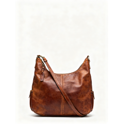 Dynamic Women's Vintage Leather Large Hobo Purse Messenger Crossbody Bag Handmade
