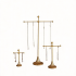 Gold Metal Display Stand, Necklace Bracelet Earring Holder, Rack