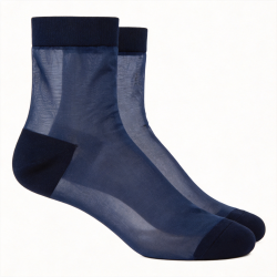 Socks Redefined Men's Thin Silky Designs in a Convenient Traceless Style