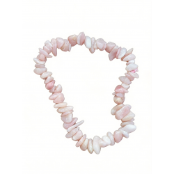 Baroque pink opal Bracelet 17 cm
