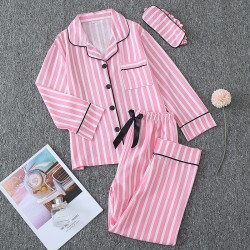 Factory Direct OZON 7-Piece Pajama Set - Women's & Kids' Parent-Child Loungewear, Long Sleeve & Pants