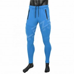 Blaze Fight Wear High Quality Elastic Cuff Tech Joggers Logo Tactical Black Men Cargo Pants With Side Pockets