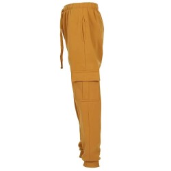 Hot Sale Men Casual Breathable Jogger Pants Street Style Wide Leg Long Trousers Drawstring Nonwoven Weaving Method 100%