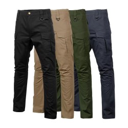 Men Outdoor Lightweight Cargo Tactical Pants Hiking Hunting Multi Pockets Cargo Trousers