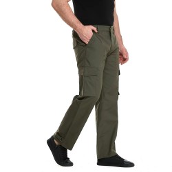 Men Cargo Pants EDC Stretch Quick Dry Multi Pocket Tactical Pants for Fishing Outdoor Hunting Hiking