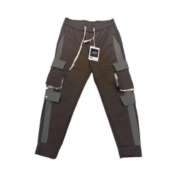 Men Casual Canvas Pants Lightweight with Elastic Waist 6XL Mid Waist Straight Pattern Service Flat Front Style Plain Dyed