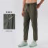 Men Summer Sporty Nylon Flat Sports Casual Running Fitness Pants Stretch Lightweight Breathable Reflective Print Quick-drying