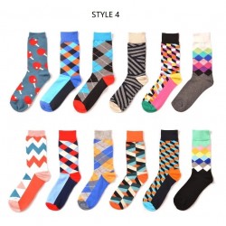 Men's Printed Crew Socks, 50+ Styles Trendy Novelty Socks, Hot Selling Casual Socks 21%