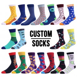 Colorful Mens Embroidered Socks Cotton Mens Socks Cotton Black Crew Socks 26%