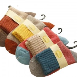 Design Cute Women Socks Winter Fall Thermal Thick Wool Socks