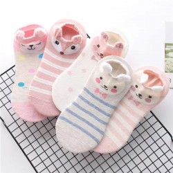 Fashion Cotton Summer Socks De Women Beautiful Cute Animal Pattern Colorful Socks Low Cut No Show Ankle Socks for Women