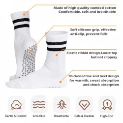 Free Sample Crew Anti-slip Yoga Grip Socks Women Design Pilates Sock