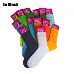 Cotton Women Socks Sports Athletic Packaging Scrunch Socks Slouch Socks