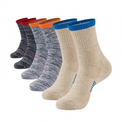 certified Mixed Colors Heather Mens Sports Athletic Thick Terry Cushion Sport Short Crew Men Bamboo Fiber Socks 27%