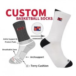 High Quality Men's Sports Socks Breathable Crew Cotton Socks with High Breathability and Comfort 20%