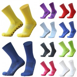 Men's Cotton Spandex Crew Soccer Sports Socks Breathable Knitted Ankle Football Grip Socks for Home Socks 20%