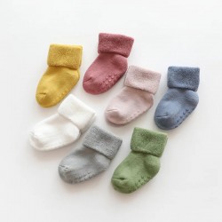 Neutral Baby Socks Anti Slip Thick Eco-Friendly Cotton Toddlers Kids Casual 3 Months Warm Socks$20 off shipping180-day lowest pricesDelivery by Jul 11