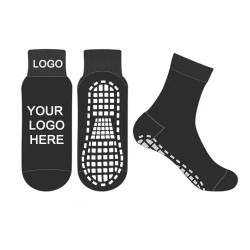 certifiedWholesale Indoor Playground Socks With Grips Kids Adult Anti Slip Trampoline Ankle Socks 21%
