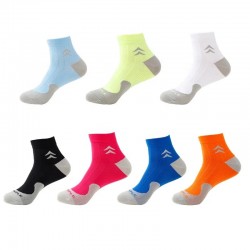 Professional Athletic Ankle Socks, Men Women Running Socks, Breathable Cushioned Sports Socks 21%