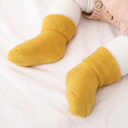 Neutral Baby Socks Anti Slip Thick Eco-Friendly Cotton Toddlers Kids Casual 3 Months Warm Socks