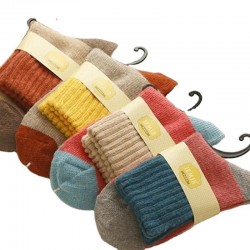 Design Your Own Cute Women Socks Winter Fall Thermal Thick Wool Socks