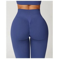 Women Plus Size Scrunch Leggings High Elastic Waist Seamless Push up Yoga Pants Fitness Workout Sportswear Tights