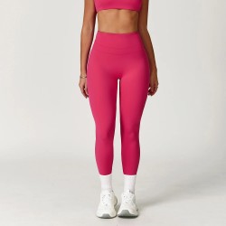 Women's Solid Yoga Leggings High Waist Plus Size Yoga Pants Tummy Control Hip-Lifting Quick-Dry Breathable Fitness Sports