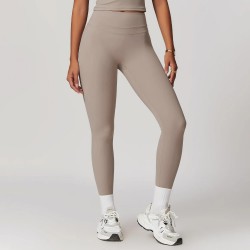 Women's Solid Yoga Leggings High Waist Plus Size Yoga Pants Tummy Control Hip-Lifting Quick-Dry Breathable Fitness Sports
