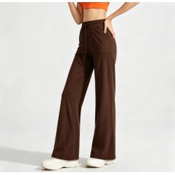 Ropa De Mujer Women's Yoga Pants New High-Waist Straight Elastic Nylon Spandex Summer Clothing Long Pants