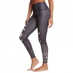 Summer Indoor/Outdoor Outfit Wear High Waist Sublimation Printed Fitness Plus Size Yoga Pants Straight Leg Yoga Pants Gym