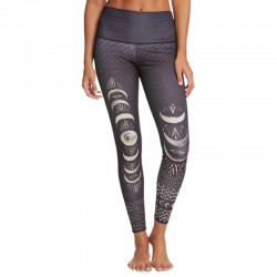 Summer Indoor/Outdoor Outfit Wear High Waist Sublimation Printed Fitness Plus Size Yoga Pants Straight Leg Yoga Pants Gym