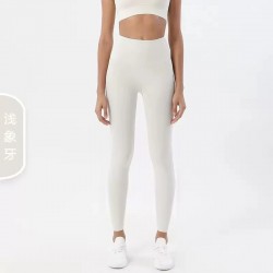 Non Slip Breathable Elastic Waist Pilates Yoga Pants High Quality Fashion Yoga Gym Exercise Indoor Cotton for
