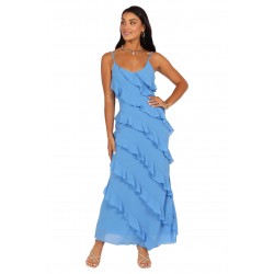 Women's Ciao Ruffles Maxi Dress