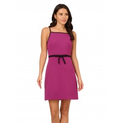 Women's Bow Crepe Short Dress