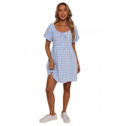 Women's Dorothea-mini-Dress-Blue