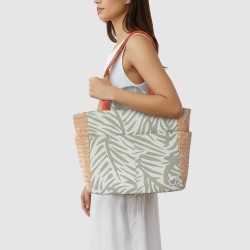 Bag de Playa Cassia - Handbag Ligero de Gran Tamaño con Correas Cómodas, Abierto