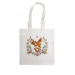 Women's Bag Bolsos de mano personalizados hechos a mano bolsa de compras de Cotton reutilizable varios diseños lindos