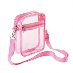 Clear Bag Concert Transparent Shoulder Crossbody Bag Portable Waterproof Bag