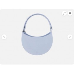 Venice Women's Bag Light Blue Waterproof Half Moon Design Casual