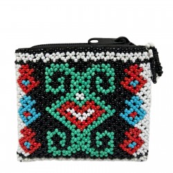 Borneo Handmade Bead Purse - Sarawak Traditional Ethnic Motif Bag