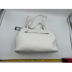 Handbag Women's Leather Magnetic Snap Zipper Shoulder Bag