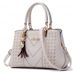 Conjunto de Bag de Leather para Women's Shoulder Bag Crossbody Bag Purse Mensajero Bag Purse