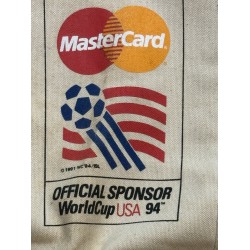 Handbag Vintage 1994 Copa Mundial EE. UU. MasterCard Patrocinador Bag de Canvas