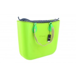 Armenia Women's Bag Neon Green Inner Pouch Double Handle Tote
